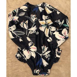 COPY - Tea Collection  Rash Guard 12-18 Months Baby Girls Swimsuit One PC Swimm…